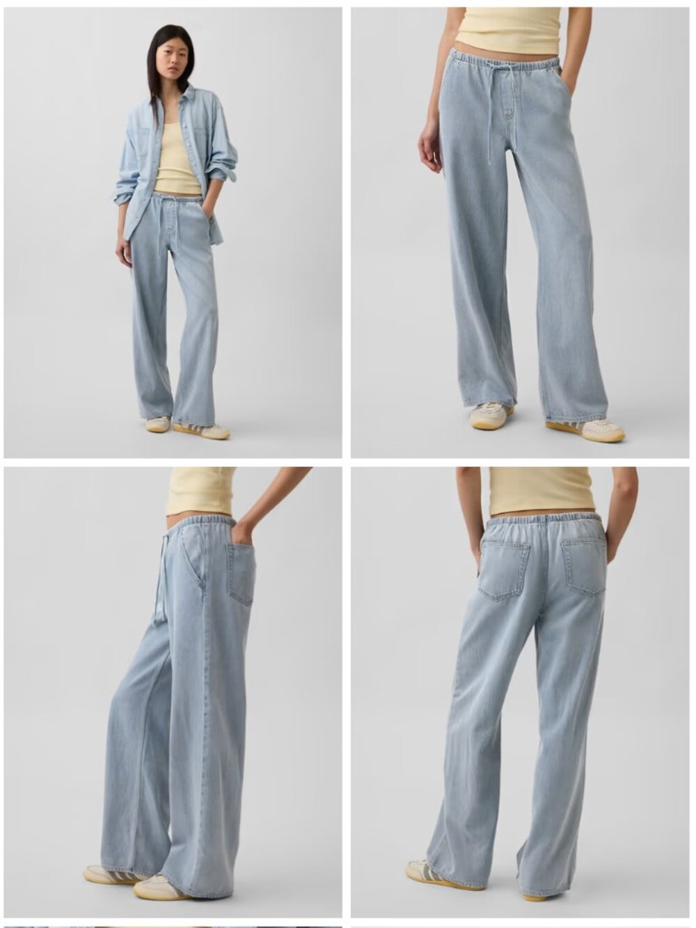 GAP Low Rise UltraSoft Easy '90s Loose Jeans (Size L)